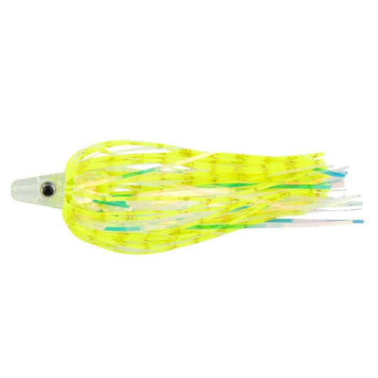 Tsunami Holo Teasers-Lures-Tsunami-Color: Charetreuse/Pearl - Q'ty/Pk 3-Tackle World