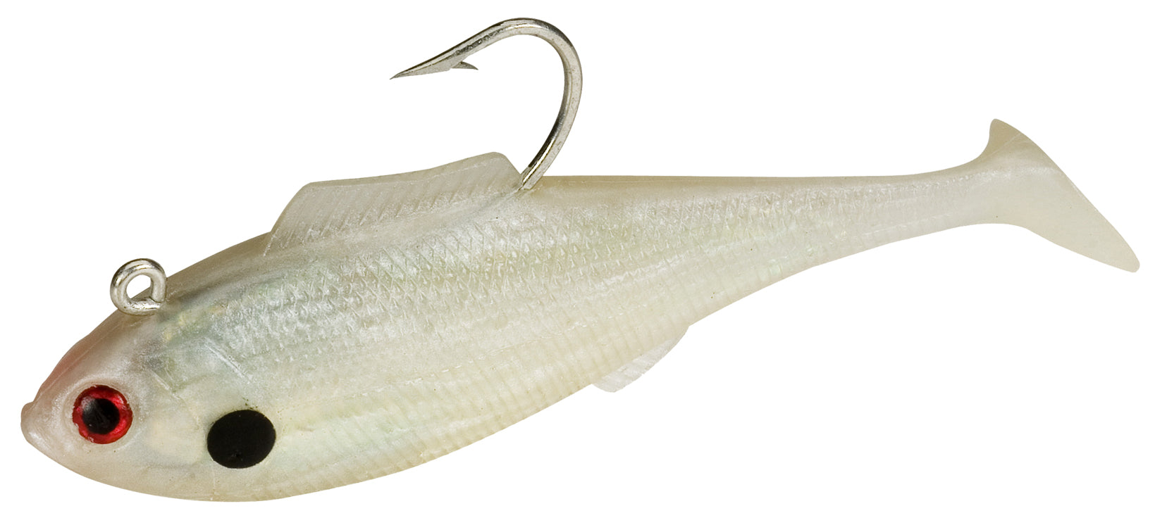 Tsunami Holographic Swim Shads-Lures-Tsunami-Size 5" Deep 3oz - Q'ty/Pk 2-Pearl Spot-Tackle World