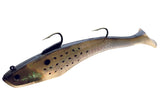 Tsunami Holographic Swim Shads-Lures-Tsunami-Size 9" Double Hook & 6-1/2oz - Q'ty/Pk 1-Golden Bunker/Spot-Tackle World