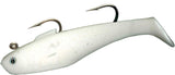 Tsunami Holographic Swim Shads-Lures-Tsunami-Size 9" Double Hook & 6-1/2oz - Q'ty/Pk 1-Opaque White-Tackle World