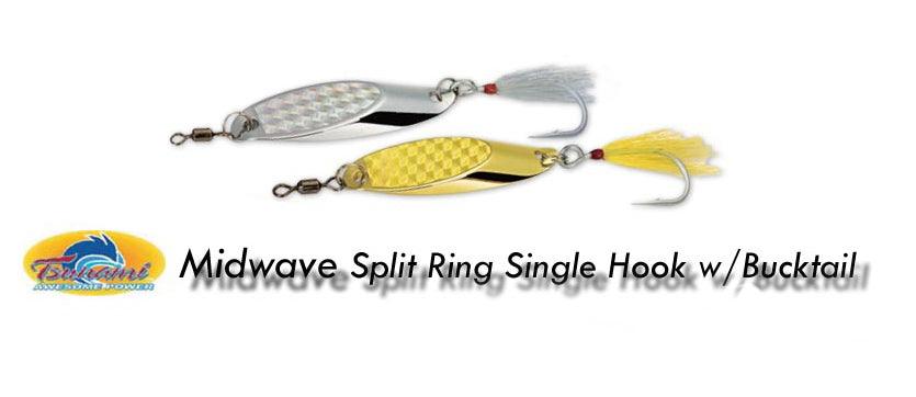 Tsunami Mid Wave Single Bucktail Jigs-Lures-Tsunami-Tackle World