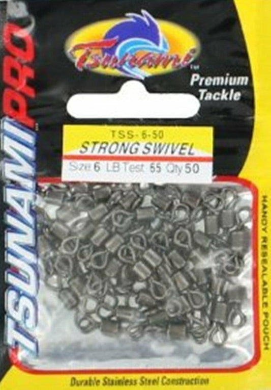 Tsunami Pro Strong Swivels-Terminal Tackle-Tsunami-Tackle World