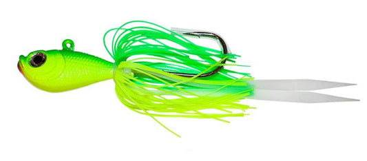 Tsunami Silicone Skirt Jigs-Lures-Tsunami-Green Chartreuse-Size: 1 oz-Tackle World