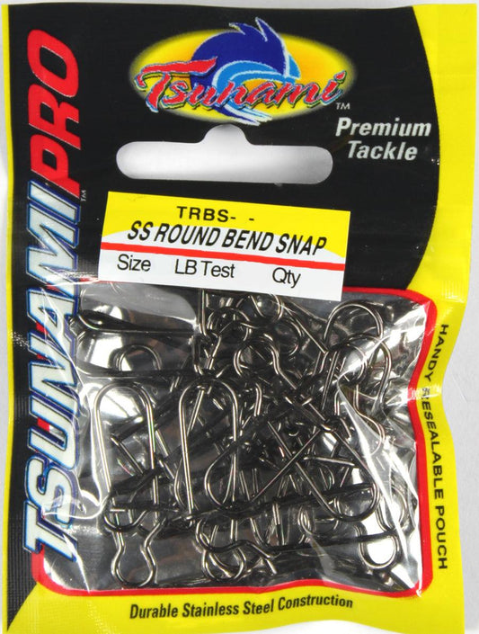 Tsunami TRBS Round Bend Snaps-Terminal Tackle-Tsunami-Tackle World