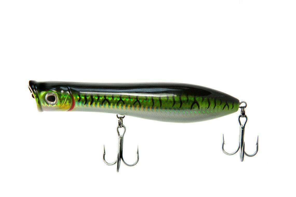 Tsunami XD Talkin Poppers-Lures-Tsunami-Green Mackerel-Size 5" - Weight 1-5/8oz-Tackle World