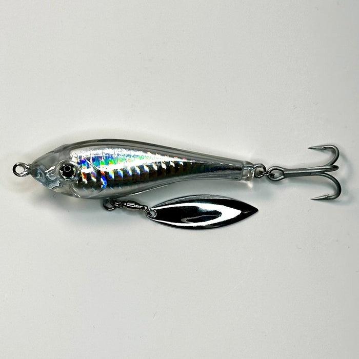 UVT Fishing The Albie Daddy Bladed 1OZ Epoxy Minnow-Lures-UVT Fishing-Silver Shiner-Tackle World