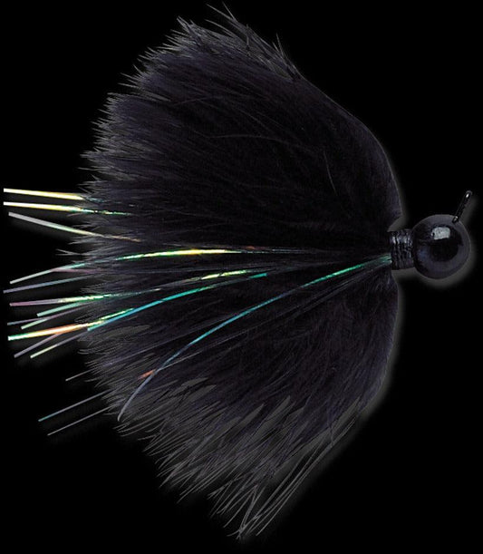 VMC DM Marabou Jigs-Terminal Tackle-VMC-Black 1/16oz-Tackle World