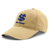 Van Staal Long Bill Hat-Apparel-Van Staal-tan-with-blue-logo-Tackle World