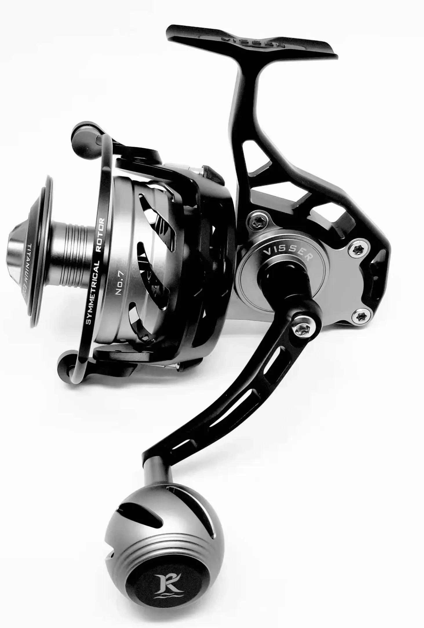 Visser Spinning Reel Gen. 2 - Final Sale-Reel-Visser-NO 5 Black/Silver-Tackle World