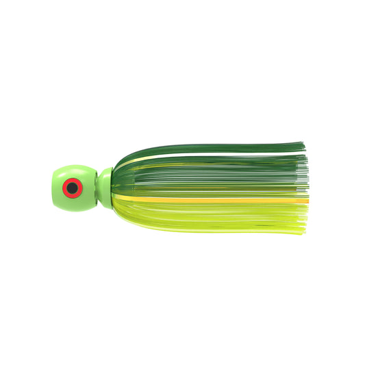 Wolfpack Tackle Jet Head Lures-Lures-Wolfpack Tackle-Junior (0.75oz)-Glow Green Body w/ Green/Chartreuse Hair-Tackle World