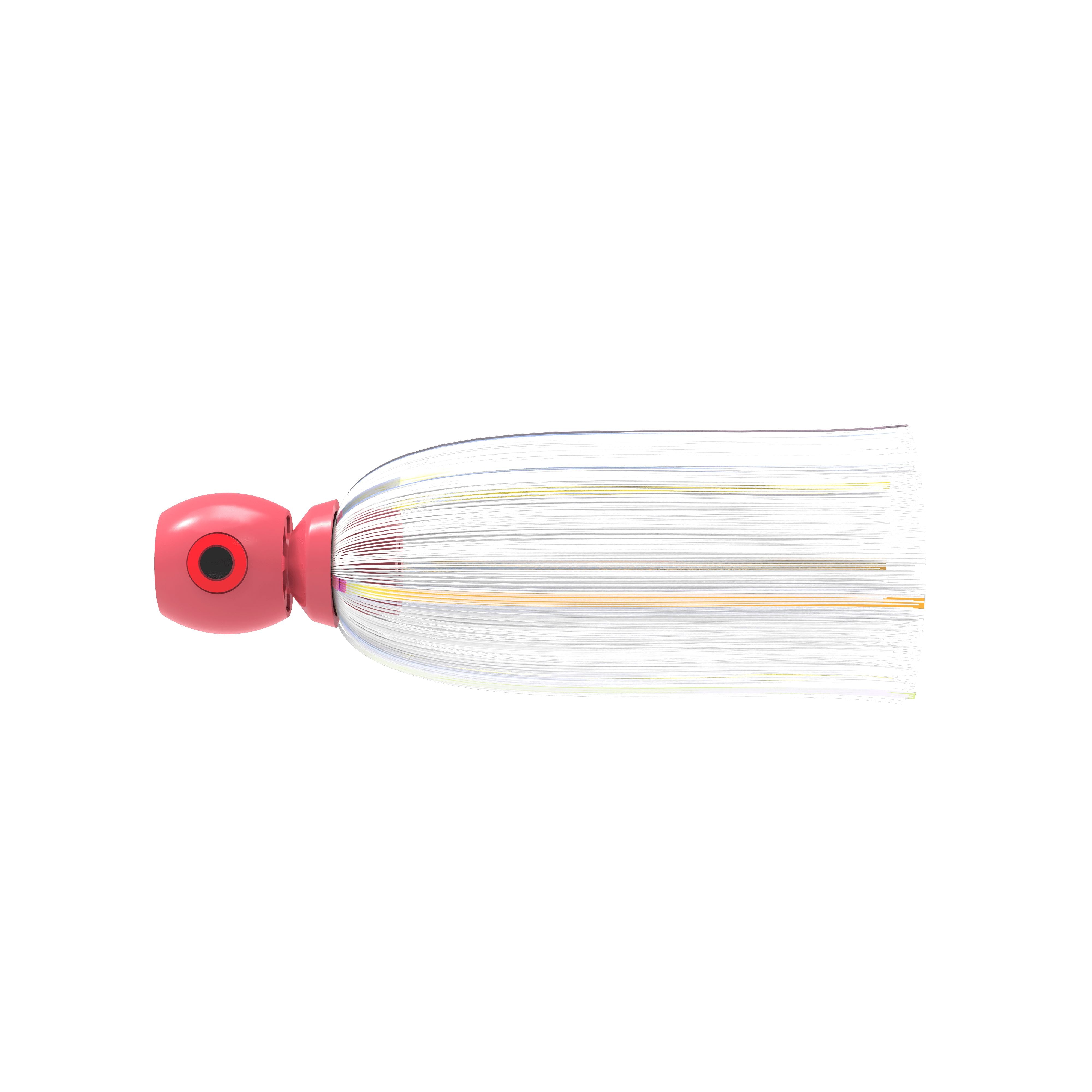 Wolfpack Tackle Jet Head Lures-Lures-Wolfpack Tackle-Junior (0.75oz)-Salmon Pink Body w/ Crystal Hair-Tackle World