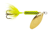 Worden's Original Rooster Tail In-Line Spinners-Lures-Worden's-Length: 1-3/4" Weight: 1/24oz-Chartreuse-Tackle World