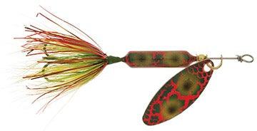 Worden's Original Rooster Tail In-Line Spinners-Lures-Worden's-Length: 2-1/4" Weight: 1/8oz-Frog Bleeding-Tackle World