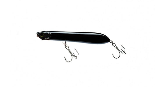 Yo-Zuri 3D Inshore Pencil Popper Lures-Lures-Yo-Zuri-Black-5-3/8" 1oz-Tackle World