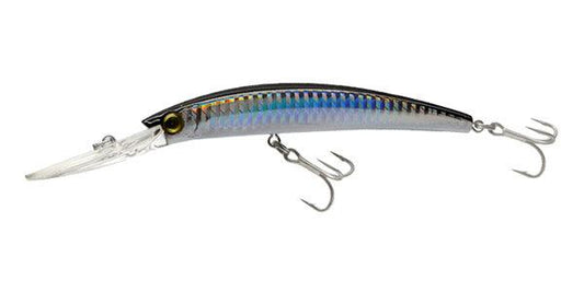 Yo-Zuri Crystal Minnow Deep Diver Lures-Lures-Yo-Zuri-5-1/4"-Silver Black-Tackle World