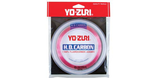 Yo-Zuri H.D. Carbon Disappearing Pink Fluorocarbon Leader-Line & Leader-Yo-Zuri-Tackle World