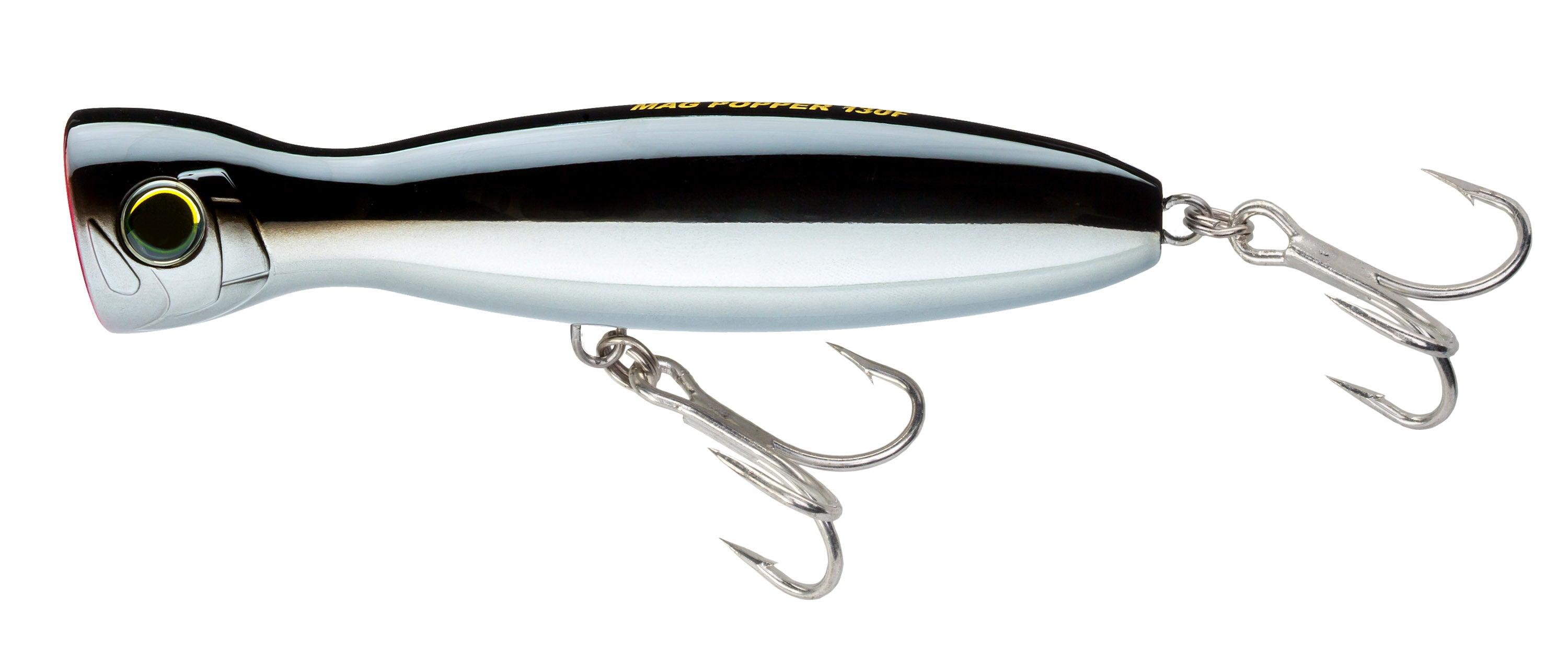 Yo-Zuri Mag Popper Lures-Lures-Yo-Zuri-Black Silver-Length: 5-1/4" - Weight: 1-3/4oz-Tackle World