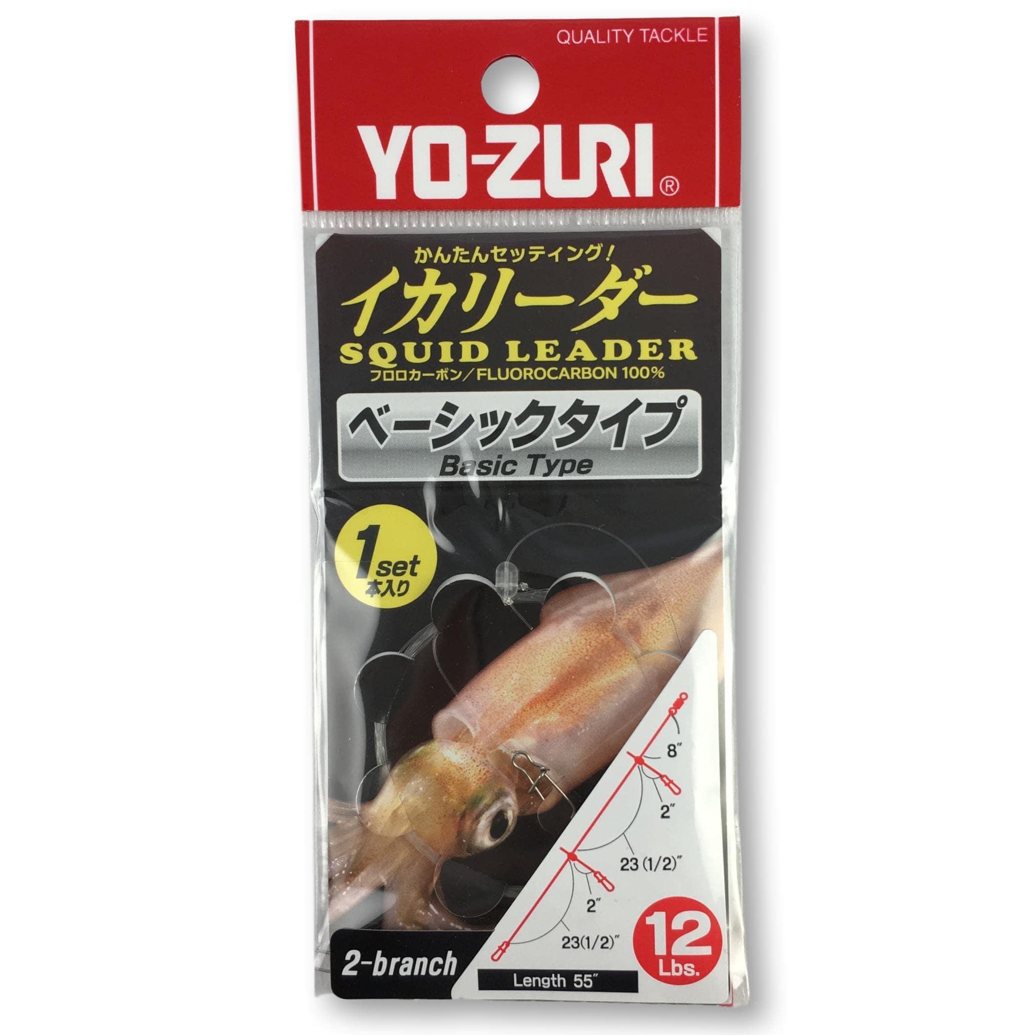 Yo-Zuri Squid Leaders-Line & Leader-Yo-Zuri-Lb Test: 12 - # of Branch: 2 - Q'ty: 1pk-Tackle World