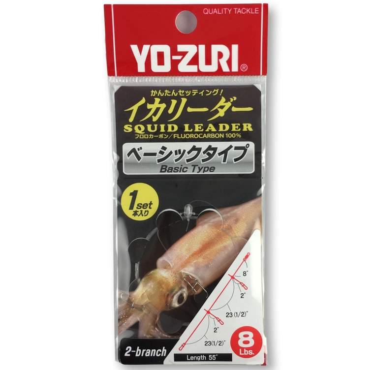 Yo-Zuri Squid Leaders-Line & Leader-Yo-Zuri-Lb Test: 8 - # of Branch: 2 - Q'ty: 1pk-Tackle World