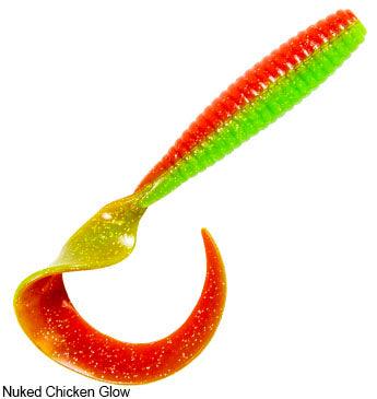 Z-Man DoormatadorZ Grub Soft Baits-Lures-Z-Man-5" 4pk-Nuked Chicken Glow-Tackle World