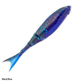 Z-Man RaZor ShadZ Soft Plastics-Lures-Z-Man-Black/Blue-Length: 4.5" - Q'ty/Pk: 4-Tackle World