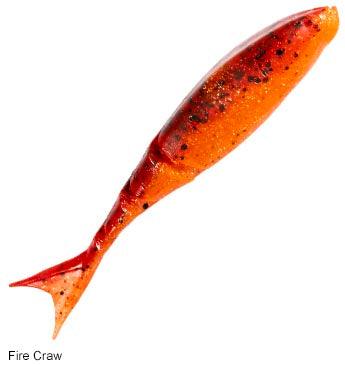 Z-Man RaZor ShadZ Soft Plastics-Lures-Z-Man-Fire Craw-Length: 4.5" - Q'ty/Pk: 4-Tackle World