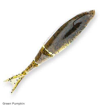 Z-Man RaZor ShadZ Soft Plastics-Lures-Z-Man-Green Pumpkin-Length: 4.5" - Q'ty/Pk: 4-Tackle World