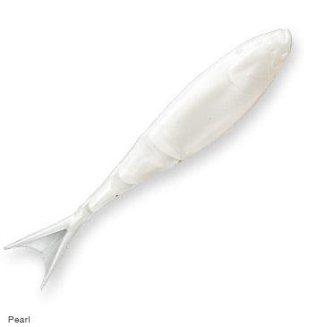 Z-Man RaZor ShadZ Soft Plastics-Lures-Z-Man-Pearl-Length: 4.5" - Q'ty/Pk: 4-Tackle World