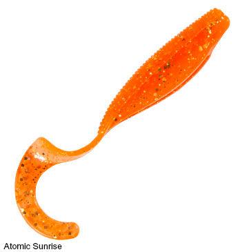 Z-Man Scented Curly TailZ Soft Plastics-Lures-Z-Man-Length: 4"-Atomic Sunrise-Tackle World