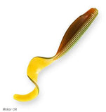 Z-Man StreakZ Curly TailZ Soft Plastics-Lures-Z-Man-Length: 4"-Motor Oil-Tackle World