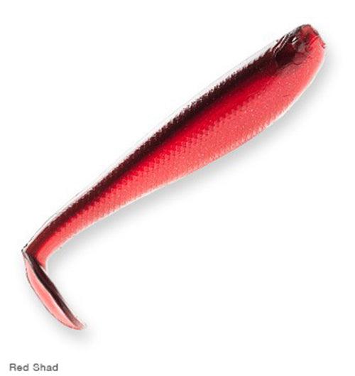 Z-Man Swimmerz Swimbait Soft Plastics-Lures-Z-Man-4" 4pk-Red Shad-Tackle World