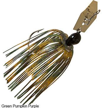 Z-Man The Original ChatterBait Lures-Lures-Z-Man-Weight: 1/2oz-Green Pumpkin Purple-Tackle World