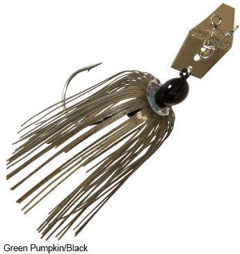 Z-Man The Original ChatterBait Lures-Lures-Z-Man-Weight: 1/2oz-Green Pumpkin/Black-Tackle World