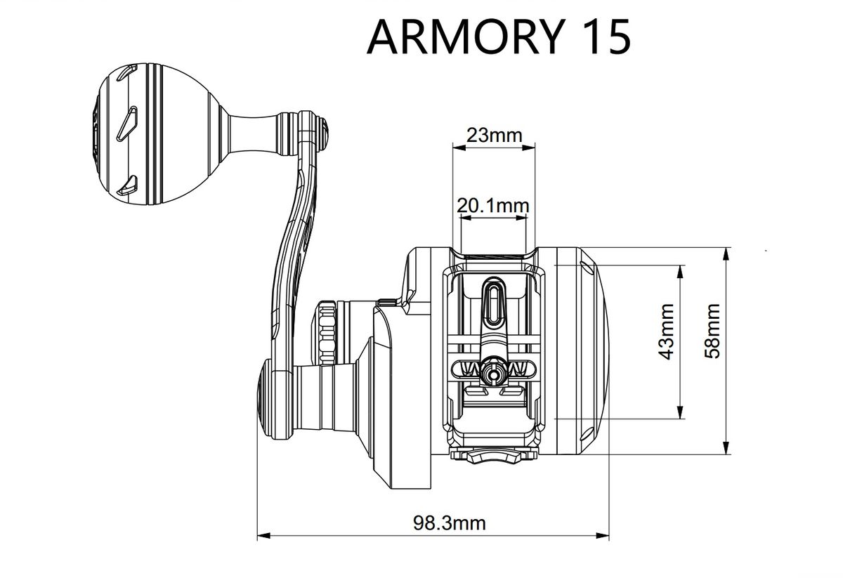 Maxel Armory Wind Conventional Reels-Reel-Maxel-Tackle World