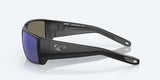 Costa Blackfin Pro Matte Black Frame with Blue Mirror Lens 580G Polarized Sunglasses - Tackle World