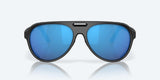 Costa Grand Catalina Matte Black Frame with Blue Mirror Lens 580G Polarized Sunglasses - Tackle World