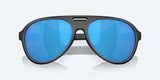 Costa Grand Catalina Matte Black Frame with Blue Mirror Lens 580G Polarized Sunglasses - Tackle World