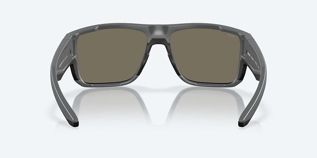 Costa Taxman Matte Gray Frame with Blue Mirror Lens 580G Polarized Sunglasses - Tackle World