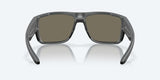 Costa Taxman Matte Gray Frame with Blue Mirror Lens 580G Polarized Sunglasses - Tackle World