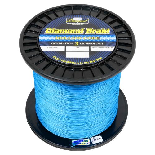 Momoi Diamond G3 16X Hollow Core Braid-Line & Leader-Momoi-Blue-60lb / 600yd-Tackle World