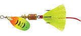 Mepps Dressed Aglia Inline Spinners-Lures-Mepps-Blade: Hot Firetiger / Tail: Yellow-#1 - 1/8oz-Tackle World