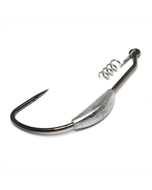 Gamakatsu Superline Spring Lock Weighted Hooks NS Black - Tackle World