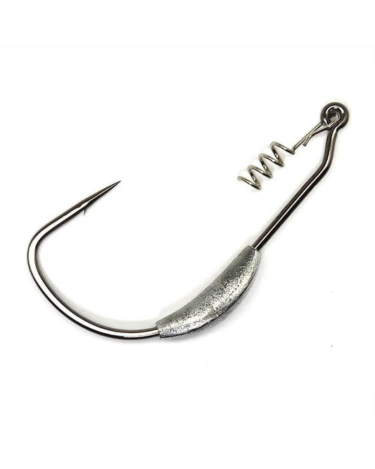 Gamakatsu Superline Spring Lock Weighted Hooks NS Black - Tackle World