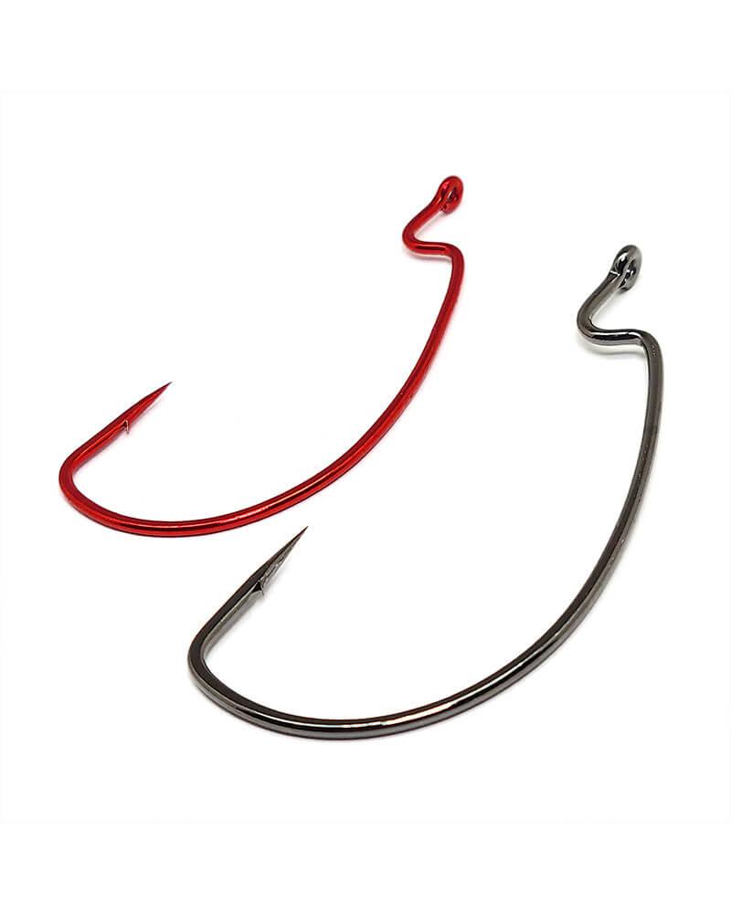 Gamakatsu Worm Extra Wide Gap (EWG) Hooks NS Black - Tackle World