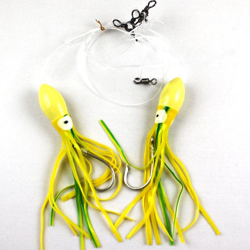 Jigging World Deep Drop Foam Glow Head Tile Fish Rigs - Tackle World