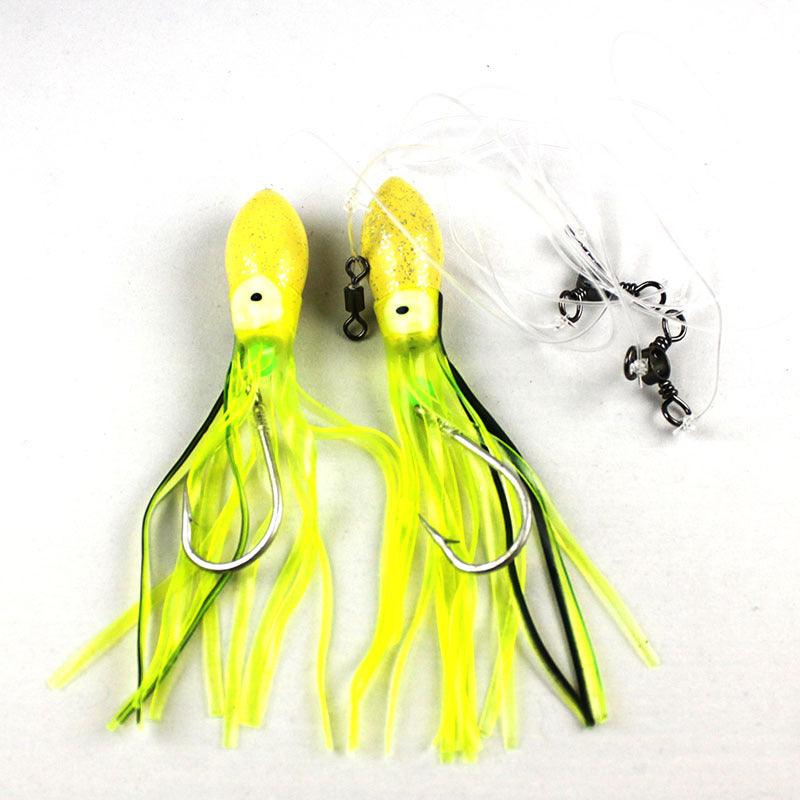 Jigging World Deep Drop Foam Glow Head Tile Fish Rigs - Tackle World