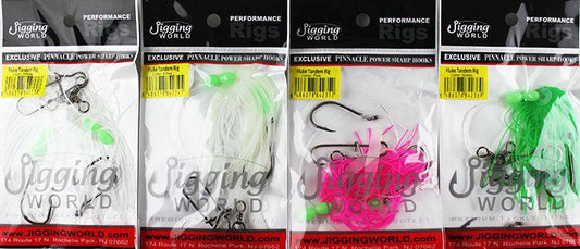 Jigging World Micro Silicone Skirt Tandem Rigs - Tackle World