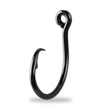 Mustad Demon Perfect Circle In-Line 3X Hooks Black Knickel - Tackle World