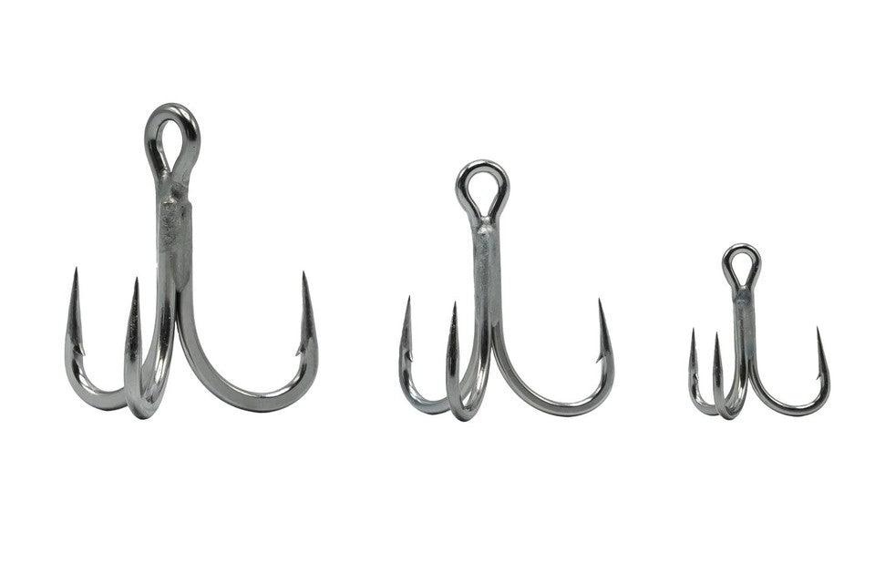 Mustad Jaw Lok 5X Strong In-Line Treble Hooks - Tackle World