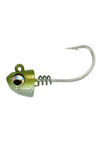 NLBN - No Live Bait Needed Screw Lock Jig Heads for 5" Paddle Tails